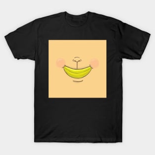 Monkey Banana Mouth Mask T-Shirt